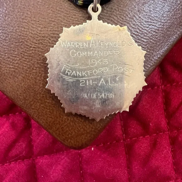 American Legion Past Commander Medal Gold Filled - Picture 4 of 7